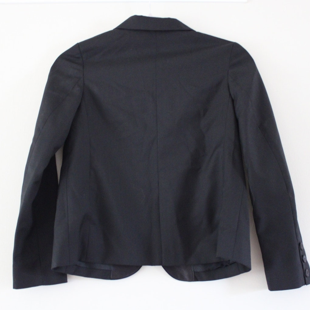 Nwt Bonpoint James Wool Tuxedo Jacket Black Satin Lapel Boys 12 Formal — image 5 of 7